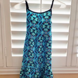 Blue Floral Justice Dress